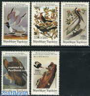 Togo 1985 J.J. Audubon 5v, Mint NH, Nature - Birds - Togo (1960-...)