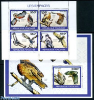 Togo 2010 Birds Of Prey 5v (2 S/s), Mint NH, Nature - Birds - Birds Of Prey - Togo (1960-...)