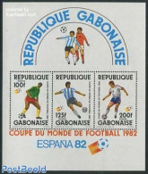 Gabon 1982 Football Games S/s, Mint NH, Sport - Football - Unused Stamps