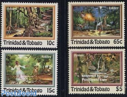 Trinidad & Tobago 1982 Folklore, Tales 4v, Mint NH, Art - Fairytales - Fairy Tales, Popular Stories & Legends