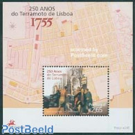 Portugal 2005 Earthquake Of 1755 S/s, Mint NH, History - Various - Geology - Maps - Disasters - Neufs