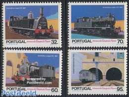 Portugal 1990 Railways 4v, Mint NH, Transport - Railways - Unused Stamps