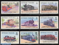 Togo 1984 Locomotives 9v, Mint NH, Transport - Railways - Treinen