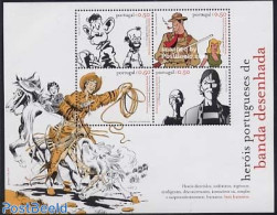 Portugal 2004 Comics S/s, Mint NH, Nature - Horses - Art - Comics (except Disney) - Unused Stamps