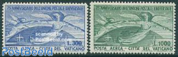 Vatican 1949 75 Years UPU 2v, Unused (hinged), U.P.U. - Unused Stamps