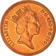 Monnaie, Grande-Bretagne, Penny, 1991 - 1 Penny & 1 New Penny