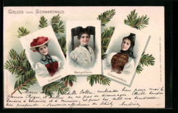 AK Schwarzwald, Frauen In Badischer Tracht  - Costumes
