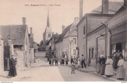 X16-18) EN BERRY - ARGENT - RUE HOCHE - ANIMEE -  HABITANTS - COMMERCES - TABAC - HOTEL DE FRANCE -( 2 SCANS ) - Argent-sur-Sauldre