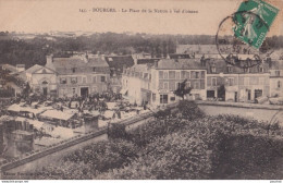 X16-18) BOURGES - LA PLACE DE LA NATION A VOL D ' OISEAU - Bourges