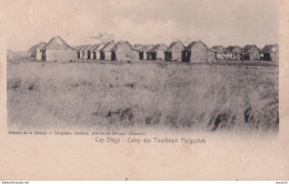 X15- CAP DIEGO  MADAGASCAR CAMP DES MALGACHES - EDIT. P. GHIGIASSO , TAMATAVE - ( 2 SCANS ) - Madagaskar