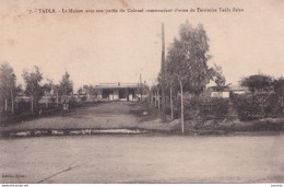 X14- TADLA (MAROC) LA MAISON AVEC SON JARDIN DU COLONEL COMMANDANT D 'ARME DU TERRITOIRE TADLA ZAIAN - ( 2 SCANS ) - Andere & Zonder Classificatie