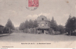 X14-62) SAINT POL (PAS DE CALAIS) LE BOULEVARD CARNOT  - 1907  - Saint Pol Sur Ternoise