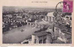 X13-81) ALBI - VUE GENERALE SUR  LA VIEILLE VILLE - LA RIVIERE ET FAUBOURG DE LA  RIVE DROITE - Albi