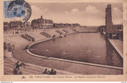 62)  LE TOUQUET - PARIS PLAGE - LA PISCINE MARINE - LE BASSIN - ARCHITECTE BERARD - 1932 - Le Touquet