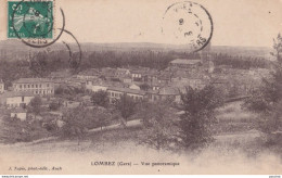 X12-32) LOMBEZ (GERS) VUE PANORAMIQUE - 1909 - Sonstige & Ohne Zuordnung