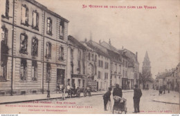 88) SAINT DIE - RUE D'ALSACE - MAISONS INCENDIEES PAR LES OBUS ALLEMANDS LE 27 AOUT 1914PENDANT LES BONBARDEMENTS - Saint Die