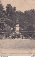 X10-47) AGEN - PLACE DEPARTEMENTALE - MONUMENT DES MOBILES - 1909 - ( 2 SCANS ) - Agen