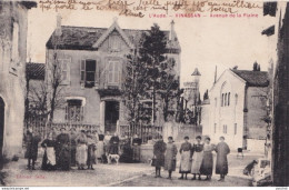 X11-11) VINASSAN (AUDE)  AVENUE DE LA PLAINE - ANIMEE HABITANTS - ( 2 SCANS ) - Autres & Non Classés