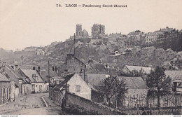 X9-02)  LAON - FAUBOURG SAINT MARCEL  - ( 2 SCANS ) - Laon