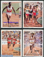 Niger 1984 Olympic Winners Los Angeles 4v, Mint NH, Sport - Athletics - Olympic Games - Athletics