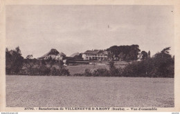 X8-25) SANATORIUM DE VILLENEUVE D ' AMONT (DOUBS) VUE D ' ENSEMBLE - (  2 SCANS ) - Andere & Zonder Classificatie