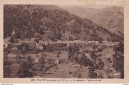 X8-07) MAYRES (ARDECHE) STATION ESTIVALE - VUE GENERALE  - 1946 - (  2 SCANS ) - Autres & Non Classés