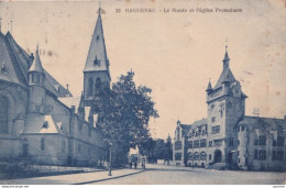 X8-67) HAGUENAU - LE MUSEE ET L ' EGLISE PROTESTANTE  - 1926 - (  2 SCANS ) - Haguenau