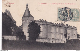 X7-17) JONZAC - LE CHATEAU - COTE DE LA SOUS PREFECTURE - 1906 - Jonzac