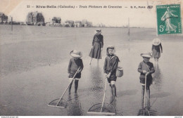 X7-14) RIVA BELLA (CALVADOS) TROIS PECHEURS DE CREVETTES - ENFANTS   - Riva Bella