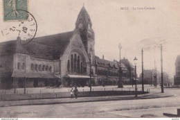 X7-57) METZ -  LA GARE CENTRALE  -  1920 - Metz