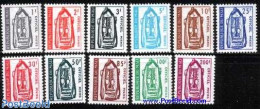 Mali 1961 On Service, Dogon Masks 11v, Mint NH - Mali (1959-...)