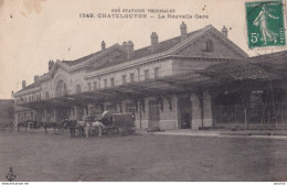 X4-63) CHATELGUYON - LA NOUVELLE GARE  - 1914 - Châtel-Guyon