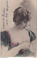 X3- ARTISTE  FEMME - LADY -  REJANE - PAR REUTLINGER , PARIS - 1904 - ( 2 SCANS ) - Artistes