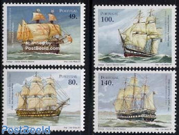 Portugal 1997 Shipping To India 4v, Mint NH, Transport - Ships And Boats - Neufs
