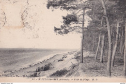 X2-33) LE PYLA SUR MER (GIRONDE) COIN DE PLAGE  - 1924 - ( 2 SCANS ) - Autres & Non Classés