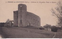X1-38) SAINT PIERRE DE CHANDIEU ( ISERE ) CHATEAU DE CHANDIEU - SUD ET OUEST -  1916 - ( 2 SCANS ) - Altri & Non Classificati
