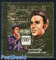 Guinea, Republic 1992 Elvis Presley 1v, Gold, Mint NH, Performance Art - Elvis Presley - Popular Music - Elvis Presley