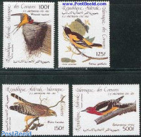 Comoros 1985 J.J. Audubon 4v, Mint NH, Nature - Birds - Isole Comore (1975-...)