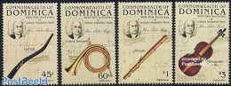 Dominica 1985 J.S. Bach 4v, Mint NH, Performance Art - Music - Musica