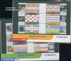 Netherlands 2002 PROV. FLAGS PRES PACKET(2, Mint NH, Health - History - Nature - Transport - Food & Drink - Flags - Bi.. - Ungebraucht