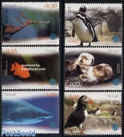 Portugal 2004 Animals 6v, Mint NH, Nature - Animals (others & Mixed) - Birds - Fish - Penguins - Ongebruikt