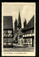 AK Nörten B. Göttingen, An Der Katholischen Kirche  - Goettingen