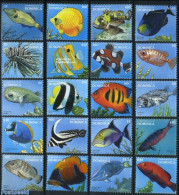 Dominica 1996 Definitives, Fish 20v, Mint NH, Nature - Fish - Poissons