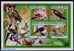 Niger 1999 Birds 4v M/s, Mint NH, Nature - Birds - Niger (1960-...)