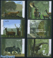 Portugal 2007 Mafra Park 6v, Mint NH, Nature - Animals (others & Mixed) - Birds - Birds Of Prey - Deer - Ungebraucht