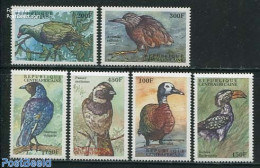 Central Africa 2000 Birds 6v, Mint NH, Nature - Birds - Centraal-Afrikaanse Republiek
