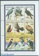 Comoros 1998 Birds 9v M/s (9x200F), Mint NH, Nature - Birds - Birds Of Prey - Comoren (1975-...)