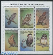 Comoros 1999 Birds 6v M/s, Mint NH, Nature - Birds - Birds Of Prey - Owls - Comores (1975-...)