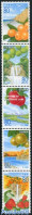 Japan 2006 Fruits From Kantho Distric 5v [::::], Mint NH, Nature - Birds - Fruit - Water, Dams & Falls - Neufs
