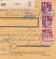 BiZone Paketkarte 1948: Fellheim Nach Berchtesgarden, Versehrten-Heilstätte - Briefe U. Dokumente